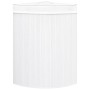 Cesto para la ropa sucia de esquina bambú blanco 60 L de vidaXL, Cestas para ropa - Ref: Foro24-320763, Precio: 51,65 €, Desc...