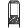 Mesa de consola negro vidrio templado 100x35x75 cm en Mesas auxiliares | Comprar online en Foru.es