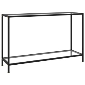 Mesa de consola transparente vidrio templado 120x35x75 cm en Mesas auxiliares | Comprar online en Foru.es