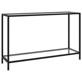 Mesa de consola transparente vidrio templado 120x35x75 cm en Mesas auxiliares | Comprar online en Foru.es