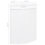 Cesto para la ropa sucia de esquina bambú blanco 60 L de vidaXL, Cestas para ropa - Ref: Foro24-320763, Precio: 50,05 €, Desc...