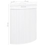 Cesto para la ropa sucia de esquina bambú blanco 60 L de vidaXL, Cestas para ropa - Ref: Foro24-320763, Precio: 51,65 €, Desc...