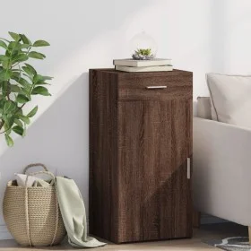 Engineered wood brown oak sideboard 45x42.5x93 cm by , Sideboards - Ref: Foro24-846291, Price: 72,41 €, Discount: %