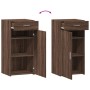 Aparador madera de ingeniería marrón roble 45x42,5x93 cm de , Aparadores - Ref: Foro24-846291, Precio: 73,35 €, Descuento: %