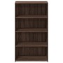 Aparador alto madera de ingeniería marrón roble 70x41x124 cm de , Aparadores - Ref: Foro24-846410, Precio: 84,35 €, Descuento: %