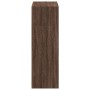 Aparador alto madera de ingeniería marrón roble 70x41x124 cm de , Aparadores - Ref: Foro24-846410, Precio: 84,35 €, Descuento: %