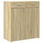 Aparador de madera contrachapada roble Sonoma 80x42,5x93 cm de , Aparadores - Ref: Foro24-3281471, Precio: 150,06 €, Descuent...