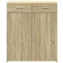 Aparador de madera contrachapada roble Sonoma 80x42,5x93 cm de , Aparadores - Ref: Foro24-3281471, Precio: 150,06 €, Descuent...