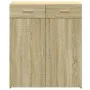Aparador de madera contrachapada roble Sonoma 80x42,5x93 cm de , Aparadores - Ref: Foro24-3281471, Precio: 147,11 €, Descuent...