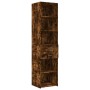 Aparador de madera de ingeniería roble ahumado 45x42,5x185 cm de , Aparadores - Ref: Foro24-3281452, Precio: 116,23 €, Descue...