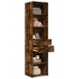 Aparador de madera de ingeniería roble ahumado 45x42,5x185 cm de , Aparadores - Ref: Foro24-3281452, Precio: 116,23 €, Descue...