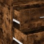 Aparador de madera de ingeniería roble ahumado 45x42,5x185 cm de , Aparadores - Ref: Foro24-3281452, Precio: 116,23 €, Descue...