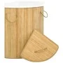 Cesto para la ropa sucia de esquina bambú 60 L de vidaXL, Cestas para ropa - Ref: Foro24-320759, Precio: 35,88 €, Descuento: %