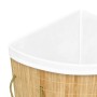 Cesto para la ropa sucia de esquina bambú 60 L de vidaXL, Cestas para ropa - Ref: Foro24-320759, Precio: 30,17 €, Descuento: %