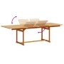 Juego comedor de jardín 7 pzas madera maciza acacia y textileno de , Conjuntos de jardín - Ref: Foro24-3279278, Precio: 796,1...