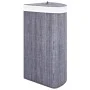 Cesto para la ropa sucia de esquina bambú gris 60 L de vidaXL, Cestas para ropa - Ref: Foro24-320761, Precio: 30,43 €, Descue...