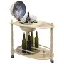 Mueble bar soporte de pie bola del mundo madera eucalipto verde de vidaXL, Armarios para vino y licores - Ref: Foro24-320908,...