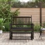 Banco deslizante madera maciza de álamo negro 118x70x104,5 cm de , Mecedoras - Ref: Foro24-4008866, Precio: 117,71 €, Descuen...