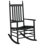 Mecedora con asiento curvo madera maciza de álamo negro de , Mecedoras - Ref: Foro24-4008870, Precio: 105,54 €, Descuento: %