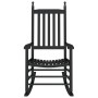 Mecedora con asiento curvo madera maciza de álamo negro de , Mecedoras - Ref: Foro24-4008870, Precio: 105,54 €, Descuento: %