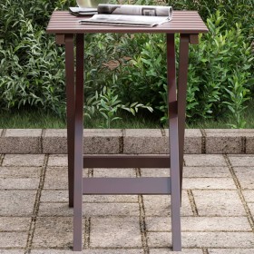 Mesa auxiliar plegable madera maciza de álamo marrón de , Mesas de jardín - Ref: Foro24-4008872, Precio: 35,74 €, Descuento: %