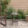 Mesa auxiliar plegable madera maciza de álamo marrón de , Mesas de jardín - Ref: Foro24-4008872, Precio: 35,74 €, Descuento: %