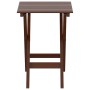 Mesa auxiliar plegable madera maciza de álamo marrón de , Mesas de jardín - Ref: Foro24-4008872, Precio: 35,74 €, Descuento: %