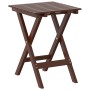 Mesa auxiliar plegable madera maciza de álamo marrón de , Mesas de jardín - Ref: Foro24-4008872, Precio: 35,74 €, Descuento: %