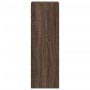 Aparador alto madera de ingeniería marrón roble 45x41x124 cm de , Aparadores - Ref: Foro24-846396, Precio: 62,33 €, Descuento: %