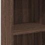 Aparador alto madera de ingeniería marrón roble 45x41x124 cm de , Aparadores - Ref: Foro24-846396, Precio: 62,33 €, Descuento: %