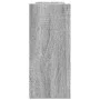 Organizador escritorio madera ingeniería gris 34,5x15,5x35,5 cm de , Clasificación y organización - Ref: Foro24-848057, Preci...