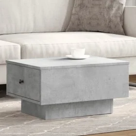Mesa de centro madera de ingeniería gris hormigón 60x45x31 cm de , Mesas de centro - Ref: Foro24-848083, Precio: 67,34 €, Des...