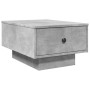 Mesa de centro madera de ingeniería gris hormigón 60x45x31 cm de , Mesas de centro - Ref: Foro24-848083, Precio: 68,35 €, Des...