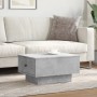 Mesa de centro madera de ingeniería gris hormigón 60x45x31 cm de , Mesas de centro - Ref: Foro24-848083, Precio: 68,35 €, Des...