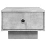 Mesa de centro madera de ingeniería gris hormigón 60x45x31 cm de , Mesas de centro - Ref: Foro24-848083, Precio: 68,35 €, Des...