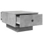 Mesa de centro madera de ingeniería gris hormigón 60x45x31 cm de , Mesas de centro - Ref: Foro24-848083, Precio: 68,35 €, Des...