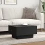 Engineered wood black coffee table 60x45x31 cm by , Coffee table - Ref: Foro24-848081, Price: 65,38 €, Discount: %