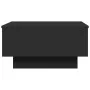 Engineered wood black coffee table 60x45x31 cm by , Coffee table - Ref: Foro24-848081, Price: 65,38 €, Discount: %