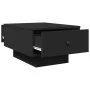 Engineered wood black coffee table 60x45x31 cm by , Coffee table - Ref: Foro24-848081, Price: 65,38 €, Discount: %