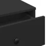 Engineered wood black coffee table 60x45x31 cm by , Coffee table - Ref: Foro24-848081, Price: 65,38 €, Discount: %