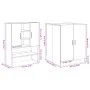 Mueble para lavadora 2 piezas madera de ingeniería roble Sonoma de , Accesorios para lavadoras y secadoras - Ref: Foro24-3307...