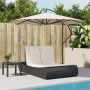 Tumbona doble con cojines ratán sintético negro de , Tumbonas - Ref: Foro24-368090, Precio: 303,79 €, Descuento: %