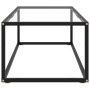 Mesa de centro negra con vidrio templado 100x50x35 cm en Mesas de centro | Comprar online en Foru.es