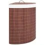 Cesto para la ropa sucia de esquina bambú marrón 60 L de vidaXL, Cestas para ropa - Ref: Foro24-320760, Precio: 36,72 €, Desc...
