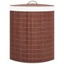 Cesto para la ropa sucia de esquina bambú marrón 60 L de vidaXL, Cestas para ropa - Ref: Foro24-320760, Precio: 36,72 €, Desc...