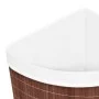 Cesto para la ropa sucia de esquina bambú marrón 60 L de vidaXL, Cestas para ropa - Ref: Foro24-320760, Precio: 36,72 €, Desc...