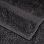 Toallas premium 2 uds 100% algodón antracita 100x200 cm 600 gsm de , Toallas - Ref: Foro24-137172, Precio: 57,09 €, Descuento: %