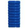 Toallas premium 10 uds 100% algodón azul 100x150 cm 600 gsm de , Toallas - Ref: Foro24-137193, Precio: 164,43 €, Descuento: %