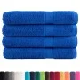 Toallas premium 4 uds 100% algodón azul 100x200 cm 600 gsm de , Toallas - Ref: Foro24-137198, Precio: 95,70 €, Descuento: %