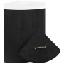Cesto para la ropa sucia de esquina bambú negro 60 L de vidaXL, Cestas para ropa - Ref: Foro24-320762, Precio: 50,34 €, Descu...